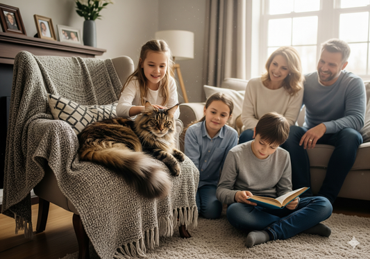 Why Maine Coons Are the Perfect Family Cats